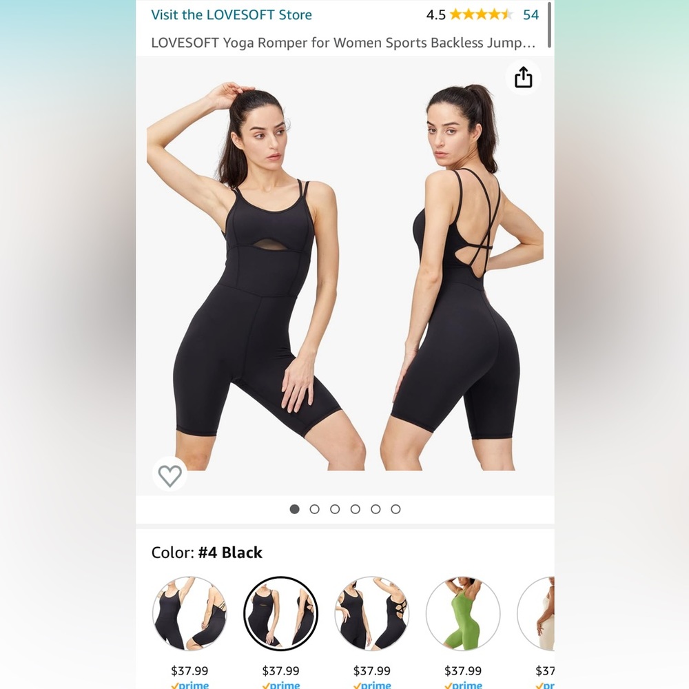 Soft Strappy Black Romper